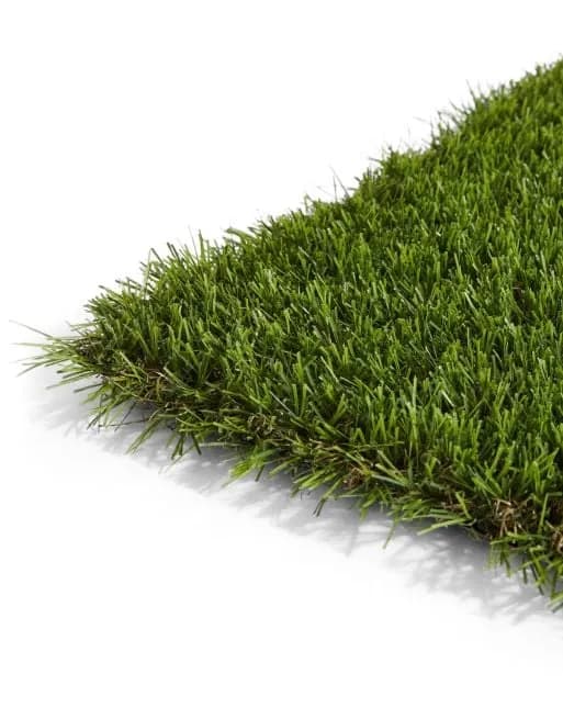 Artificial grass garden installation