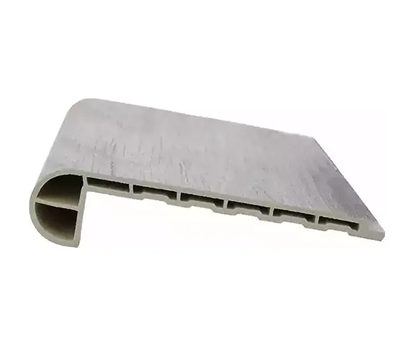 Stair Board, a board profile for a stair step, on a white background