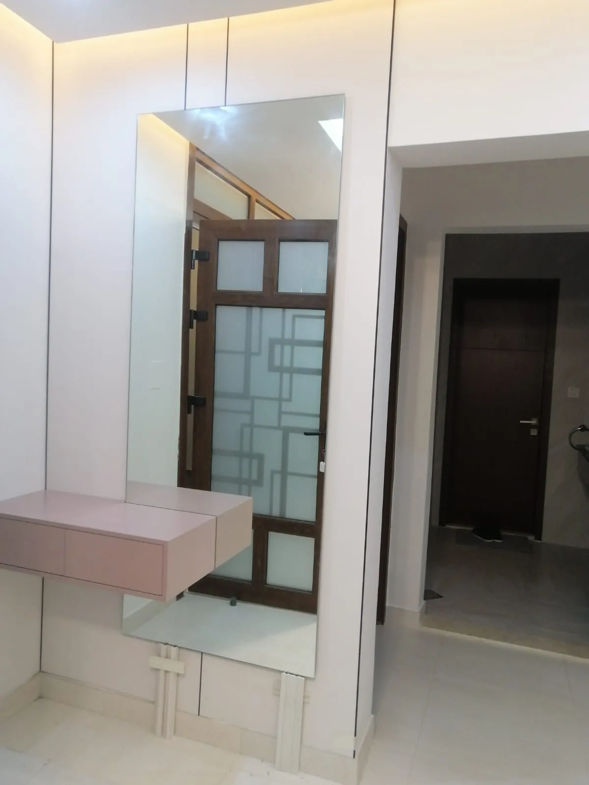 LED Mirror Installation — project photograph 2 of 7