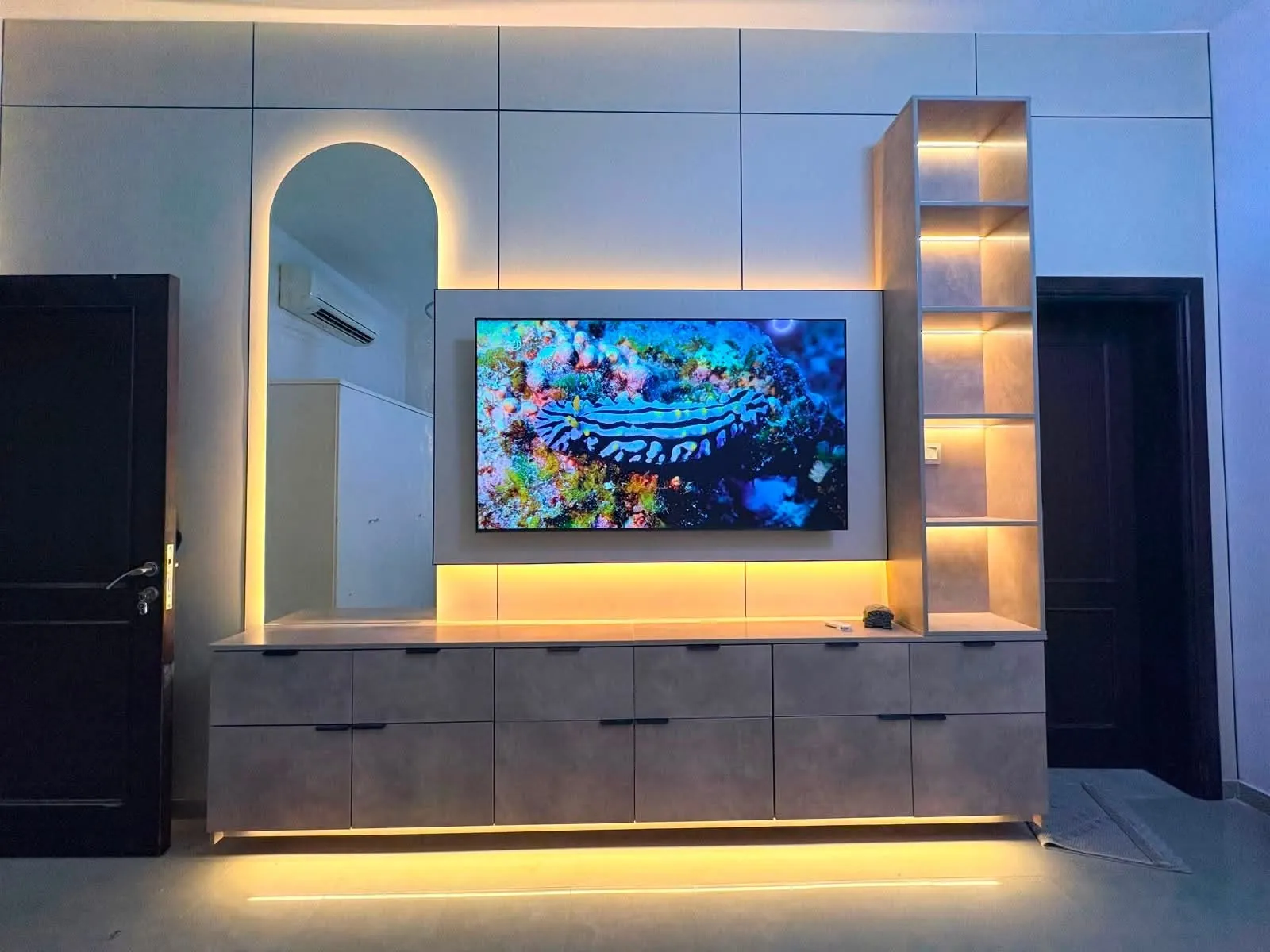TV Wall & TV Box Design — project photograph 1 of 8